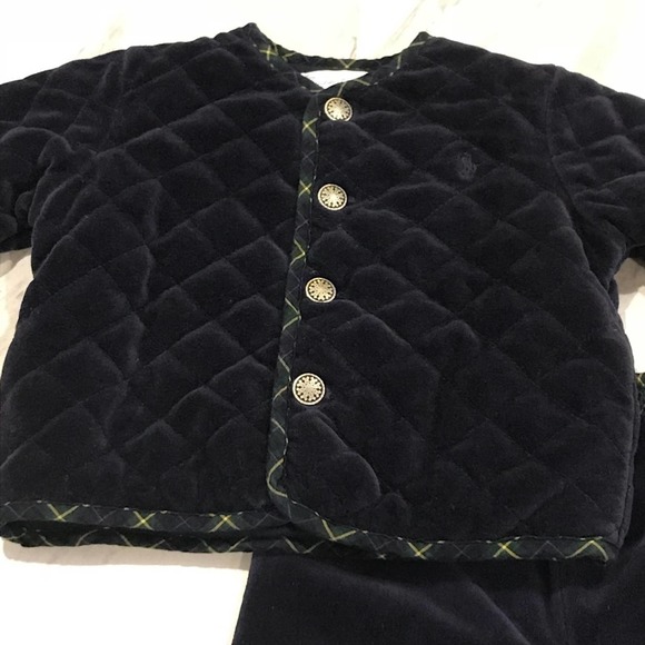 Vintage Ralph Lauren Blue Two Piece Outfit 6M - Picture 2 of 7